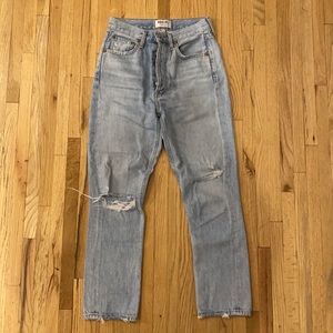 Agolde Riley High Rise Crop Jeans